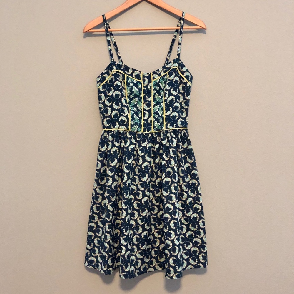 LC Lauren Conrad Green Floral